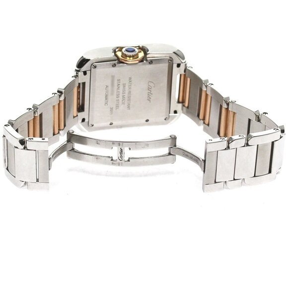 CARTIER Tank Anglaise LM WT100025 11P diamond Automatic Ladies Watch_792338 - Picture 2 of 6